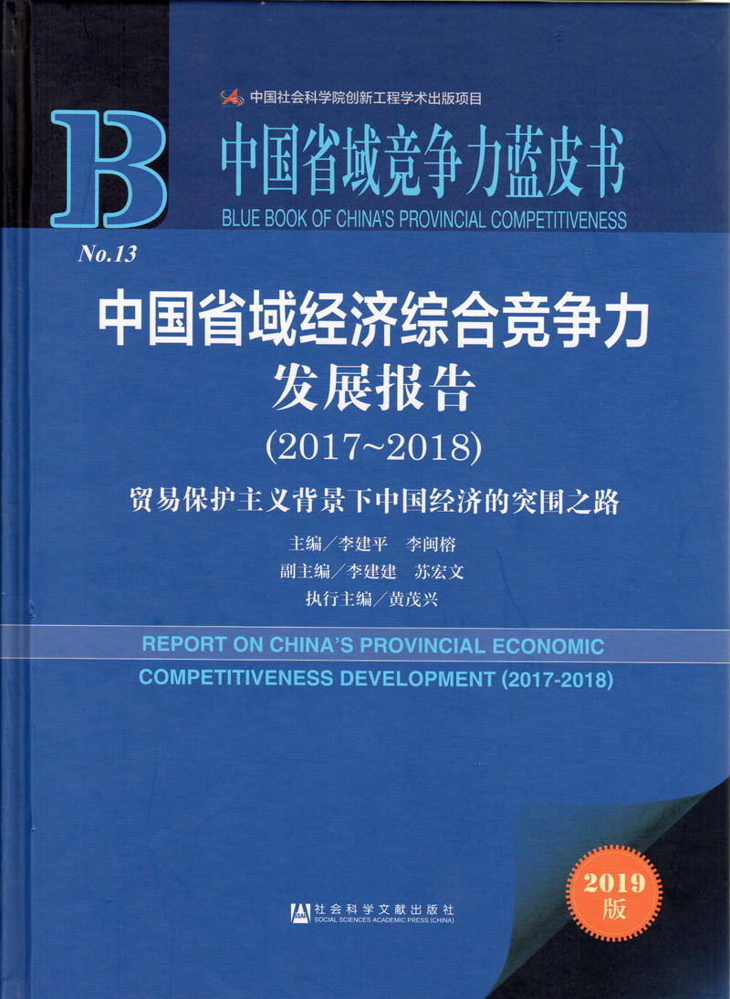 操逼骚逼嫩逼中国省域经济综合竞争力发展报告（2017-2018）